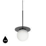 Lampa wisząca BORRA czarna IP UMMO