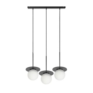 Lampa wisząca 3L BORRA czarna UMMO