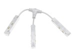 Konektor FLEX T do szyn magnetycznych GENESIS biały