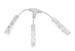 Konektor FLEX T do szyn magnetycznych GENESIS biały