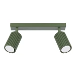 Plafon KARBON 2 zielony oliwkowy SOLLUX