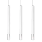 Lampa wisząca WEZYR 3 biała SOLLUX