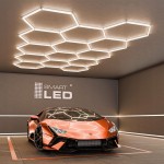 Lampa LED GEOMETRIC Hexagon 522cm x 298cm 4000K