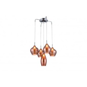 Lampa wisząca Amber Milano copper AZZARDO