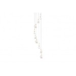 Lampa wisząca AMBER MILANO 9 clear AZZARDO