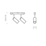 AZ4593-NIKKI 2 TRACK MAGNETIC 2x3W 3000K WH-BK.jpg