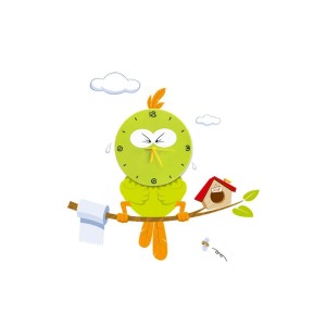 Lampa BIRD LED CLOCK 0,6W LED ML208 Milagro